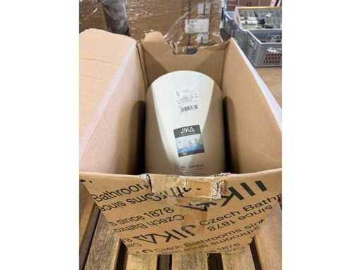 Jika - Euroline - Orinatoio con ingresso superiore bianco