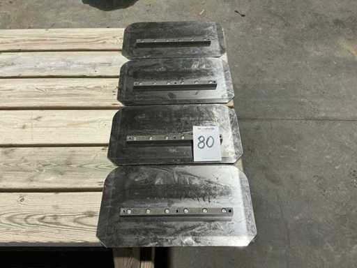 Panneau à pâte pour papillon en ciment (4x)