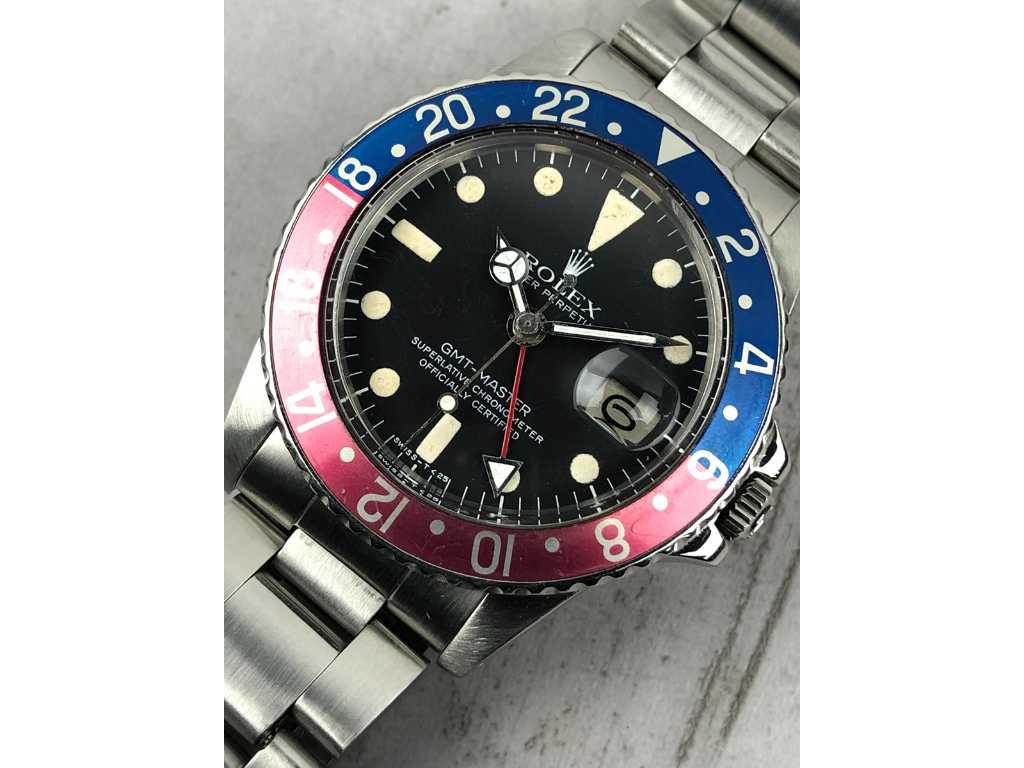 Rolex GMT Master Pepsi 1675 Herenhorloge