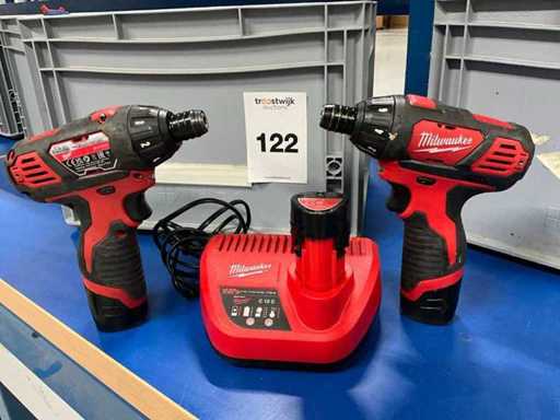 Milwaukee M12 BSD Screw Drill (10x)