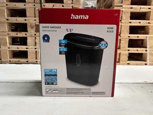 HAMA Aktenvernichter Home X12CD