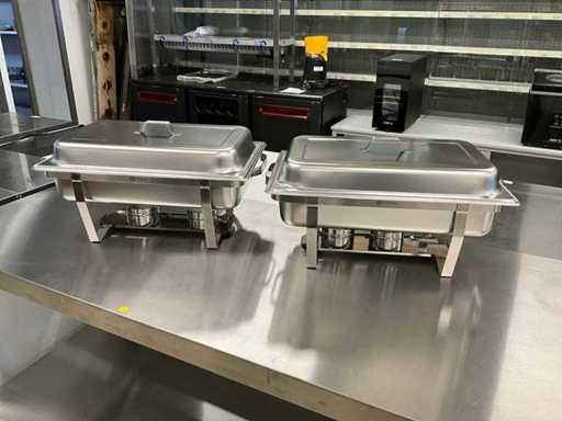 Zorro 1/1 GN chaving dishes (2x)