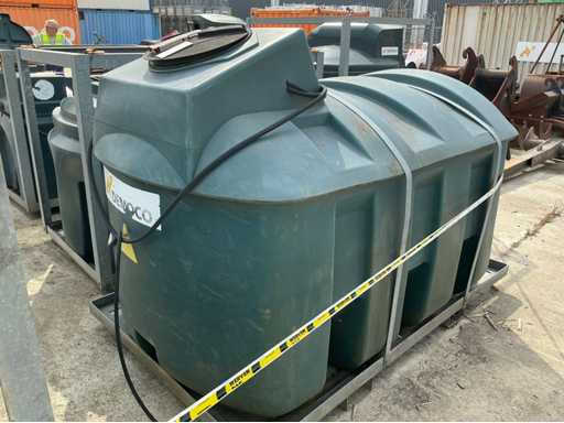 Réservoir de diesel HDPE à double paroi avec pompe