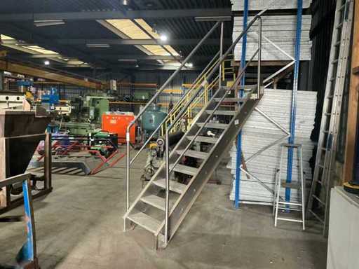 Escalier en acier inoxydable