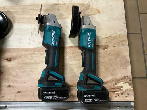 Makita DGA 508 Haakse slijpmachine (2x)