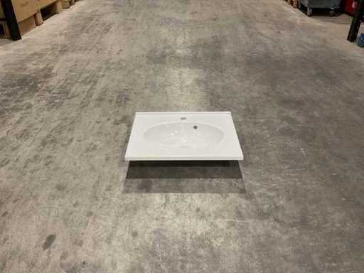 Allibert - 60 cm plan Polybeton 1 vasque blanc - 816701 - wasbak
