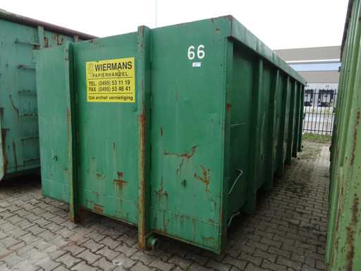 Afzet afvalcontainer
