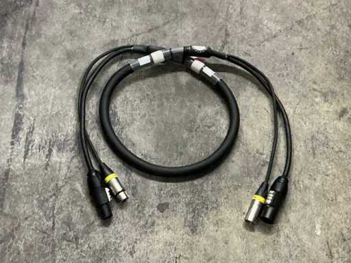 Draka Combi cable Powercom true1 + XLR 5P 1.5m (10x)