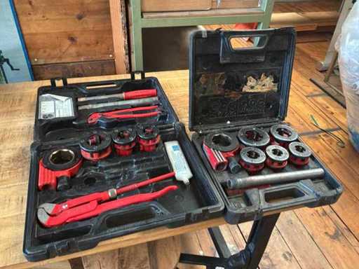 Threading heads set (2x)