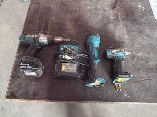 Śrubokręt Makita, śrubokręt udarowy, lampa