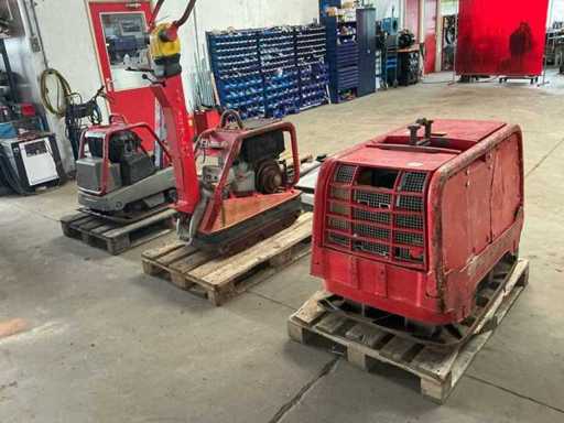 Vibration plate defective (3x)