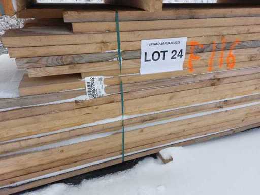 Cls Houten Kepers 5100x205x48mm 105 stuks