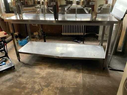 180x70cm stainless steel work table
