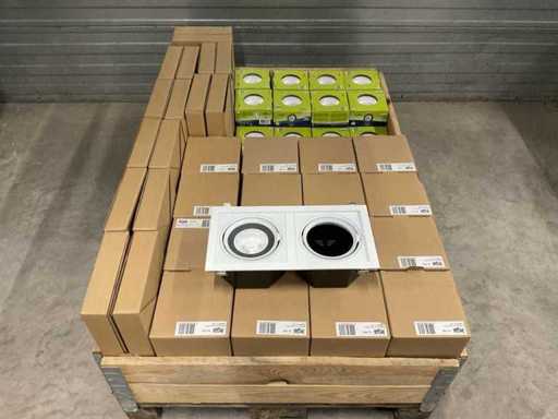 Punto incassato a doppio LED interluce (16x)