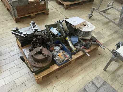 Machinery, spare parts and warehouse stocks