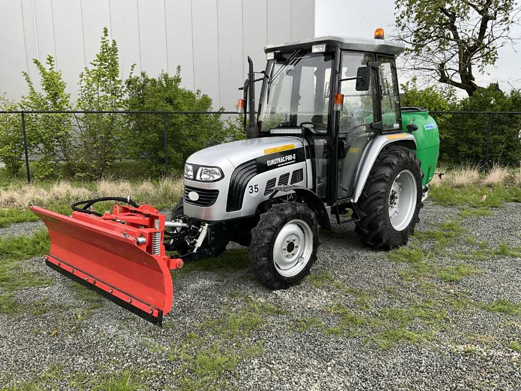 2012 Eurotrac F60-II - compact tractor + snow plough + brine spreader