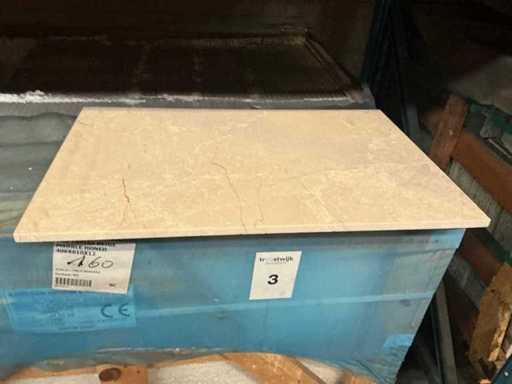 TRK tapisa beige Carrelage de jardin en pierre naturelle (148x)