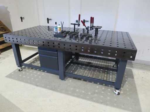WMT P-2400 x 1200+ Welding Table / Perforated Table
