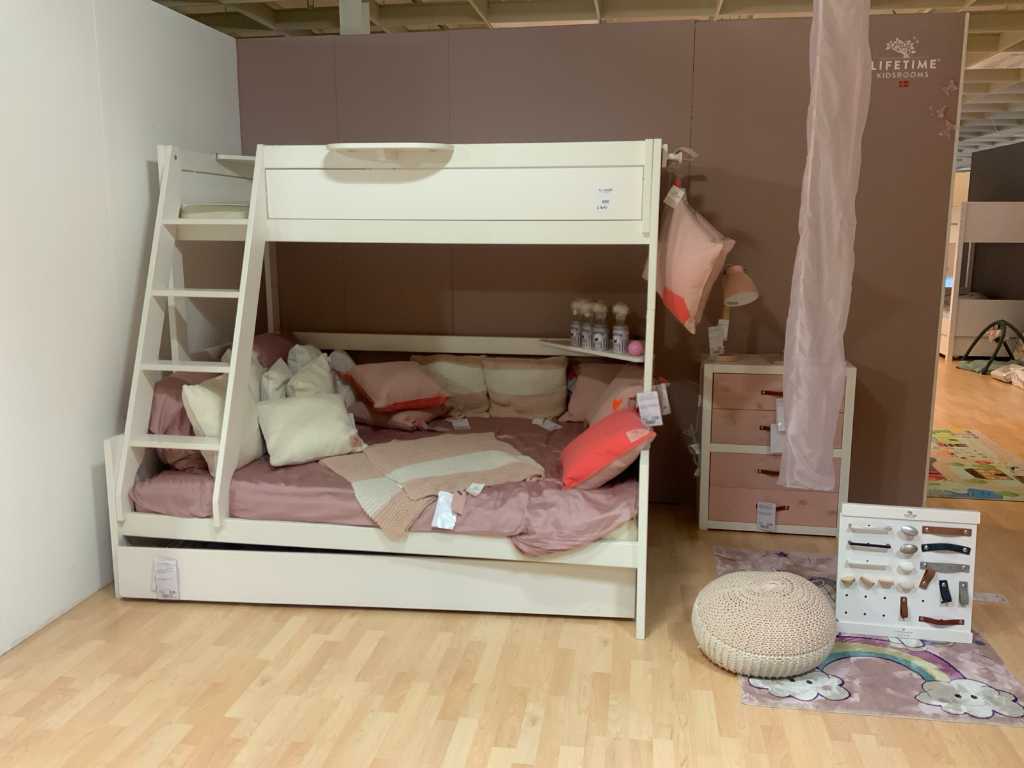 łóżko piętrowe z szufladą