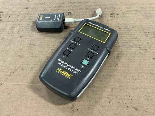 Instruments AEMC CA7028 Testeur de câbles structurés