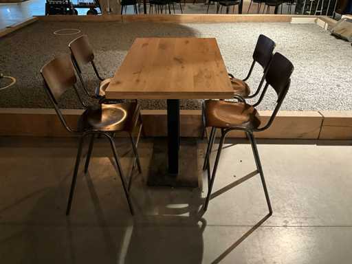 High Dining Table with Chairs