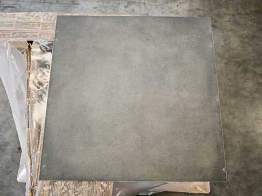 La Fenice Fattoamano Nero mat 61x61 cm Carrelage 67,8 m²