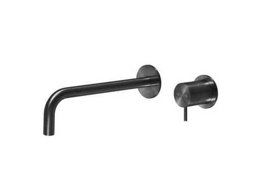 Qisani - Flow - Washbasin faucet outlet construction part - Gun metal 21 cm