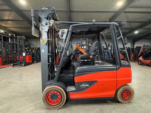 2018 Service + UVV 03/2027 Linde E50HL 5.000kg Triplex 556cm 4e klep elektrische heftruck 15.371 uur