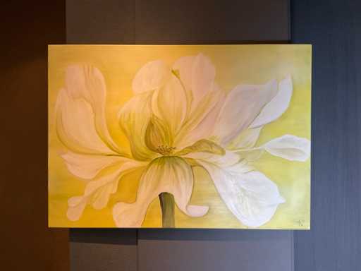 Schilderij orchidee