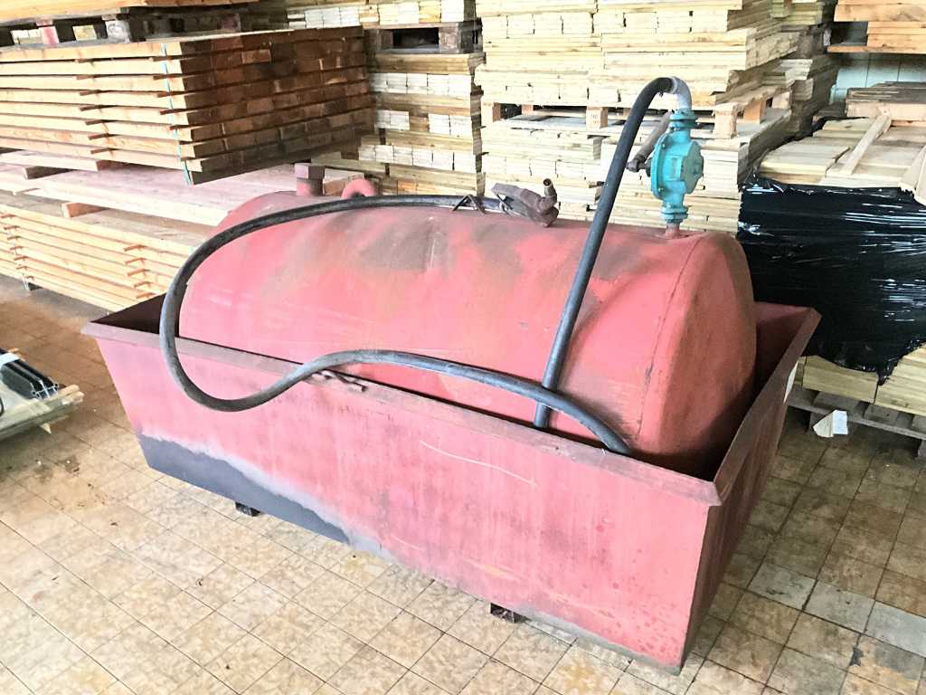 Dalhuisen - Fuel tank with drip tray 210x115x140 cm