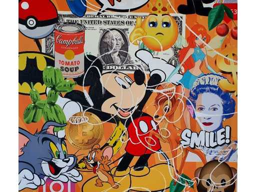 Tecniche miste/acrilico artigianale Simon Bruno