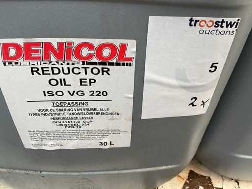 Denicol ISO VG 100+220 Reduktionsöl Schmierstoffkapazität 30 Liter (2x)