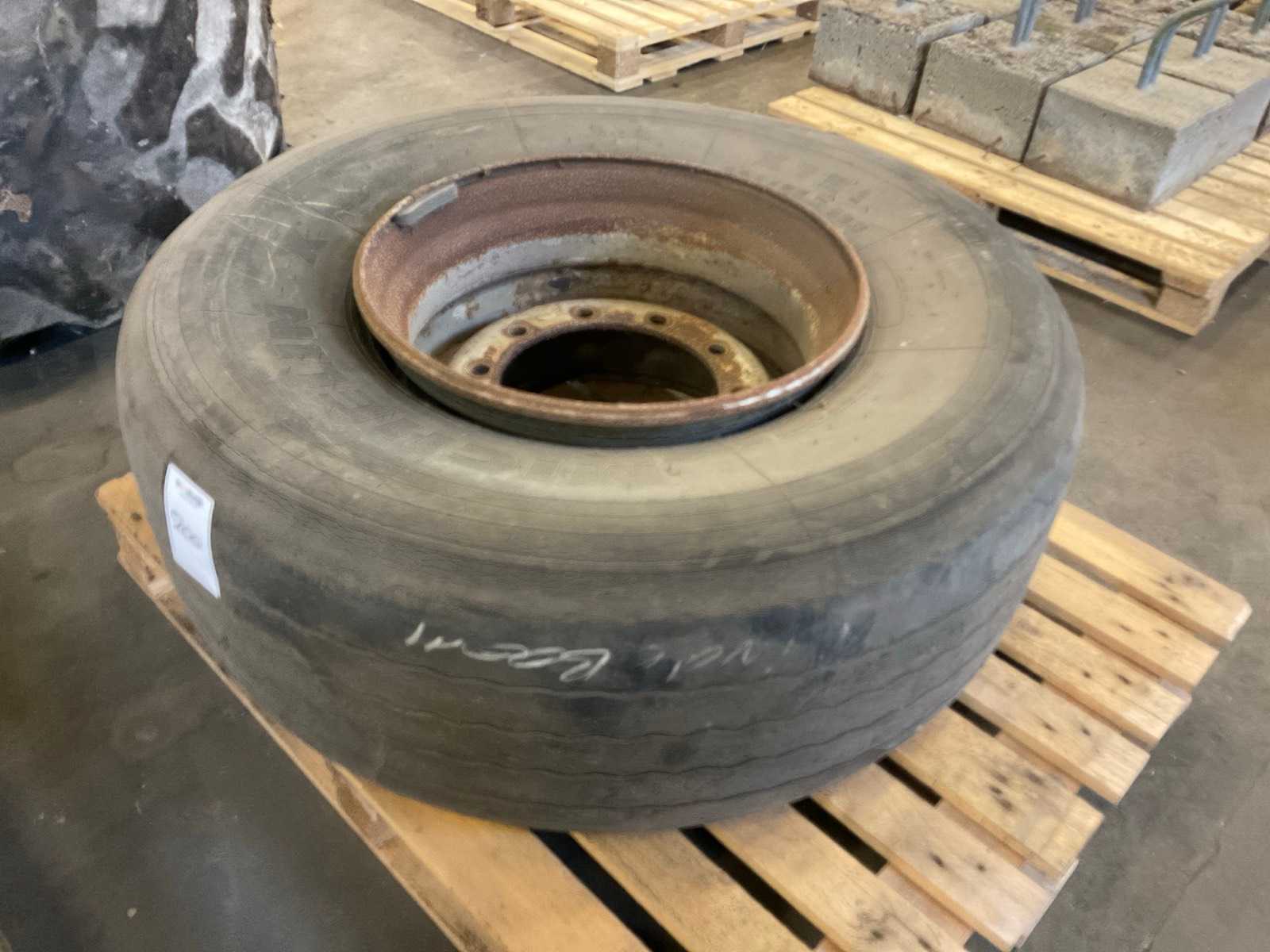 Michelin XT E2 Tire on rim