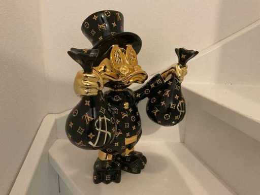 Sculpture de Picsou de Louis Vuitton