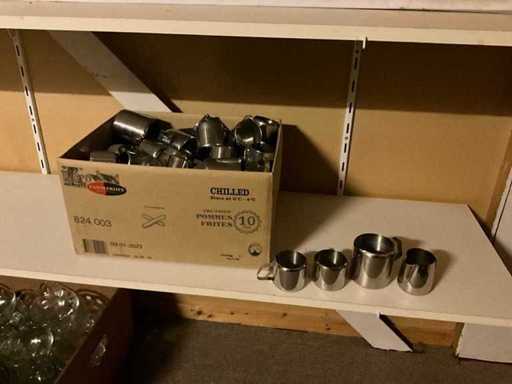 Stainless steel milk jug (65x)