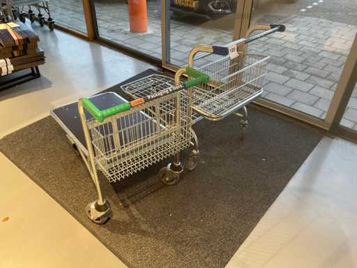 ZB service bv ZB PLT Platform Trolley Shopping Carts (7x)