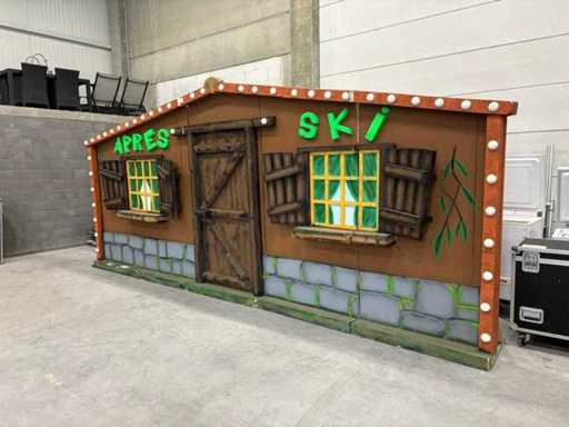 Decoratie skihut frontpaneel