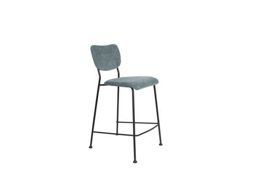 Scaun de bar Zuiver Benson Grey (2x)