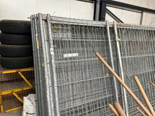 Various construction fences