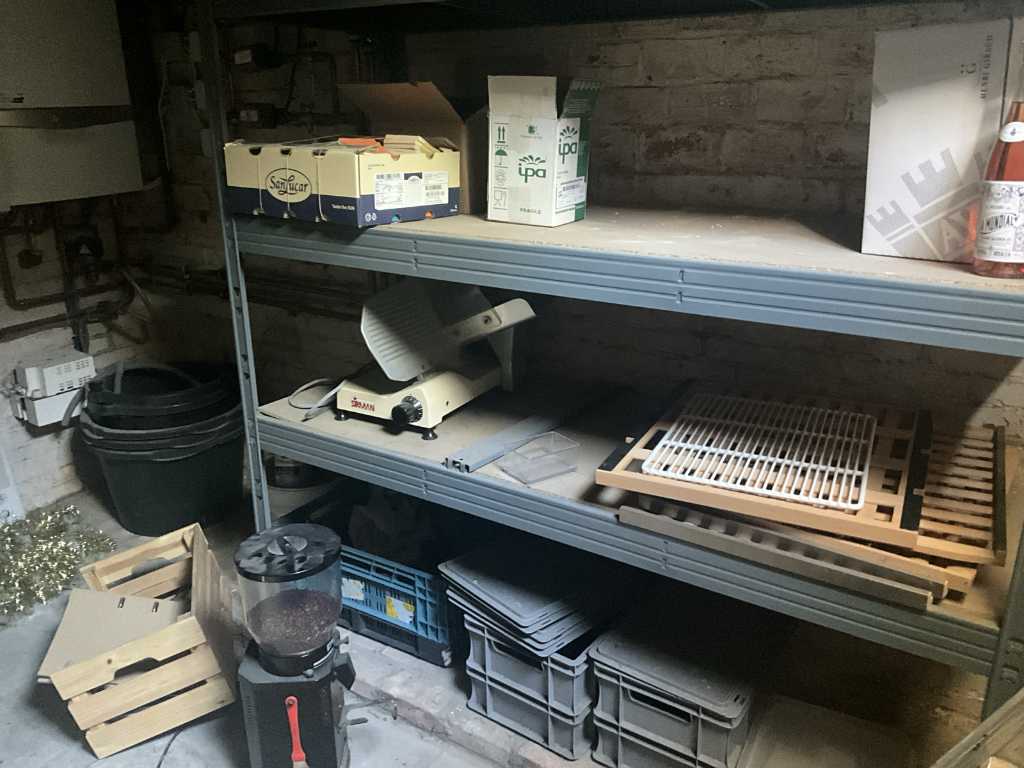 Remaining basement space contents