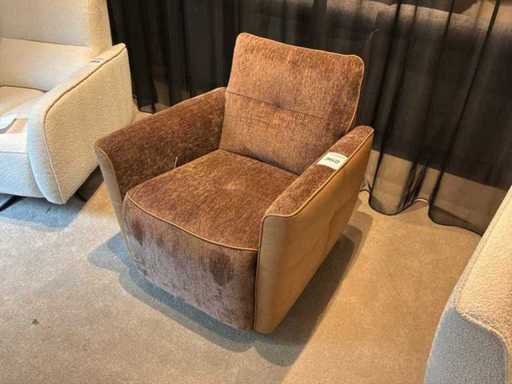 Siège Liam duo cuir + tissu