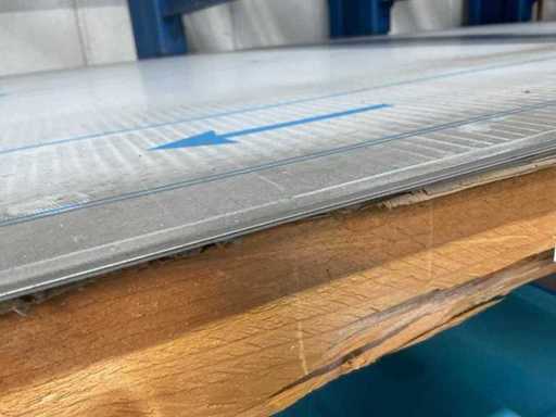 Konvolut Blech V2A gebürstet 3,13 qm