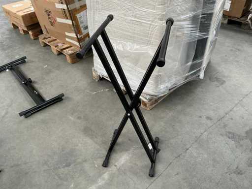 Dubbel benige statief voor keyboard