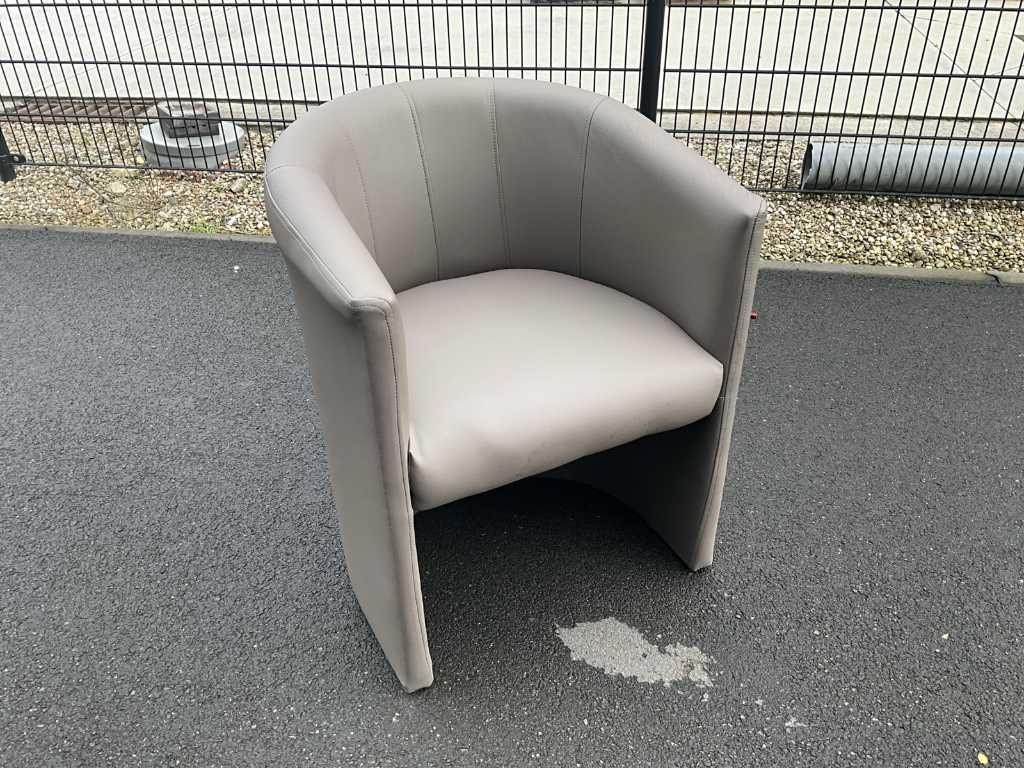 6x Artificial leather seat