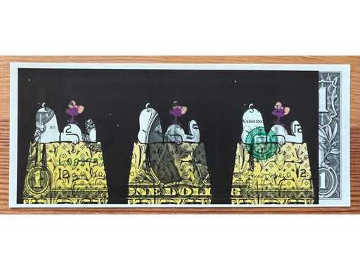 DEATH NYC: Snoopy House on US Dollar 54/100