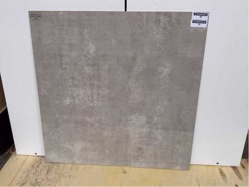 Carrelage de sol gris Kutahya Alaska 80x80 cm 61,44 m²