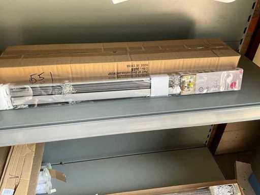 Couleurs : Ebira Luxaflex aluminium multi-positions 62 x 10-150cm (6x)