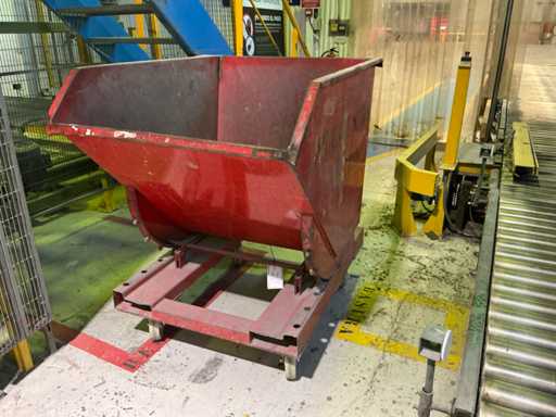 Kontener na odpady wywrotki wózków wid?owych