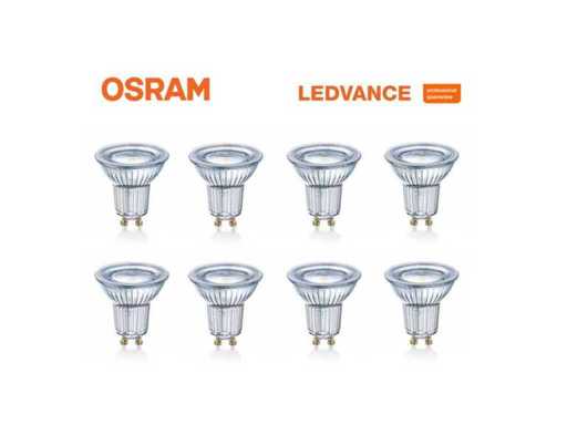 60 x LED Osram 4,5 watts GU10, dimmatrisables