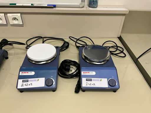 DRAGON LAB MS-S Lot de 2 agitateurs magnétiques